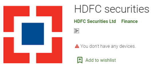 HDFC Securities Mobile Trading App 