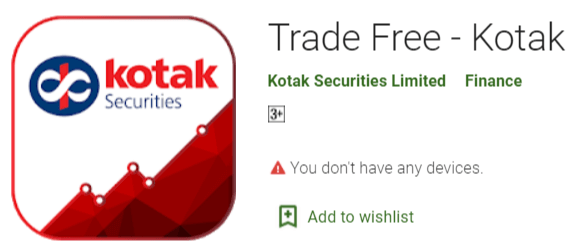 Kotak Stock Trader Mobile App