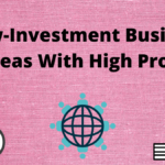 Low-Investment Business Ideas